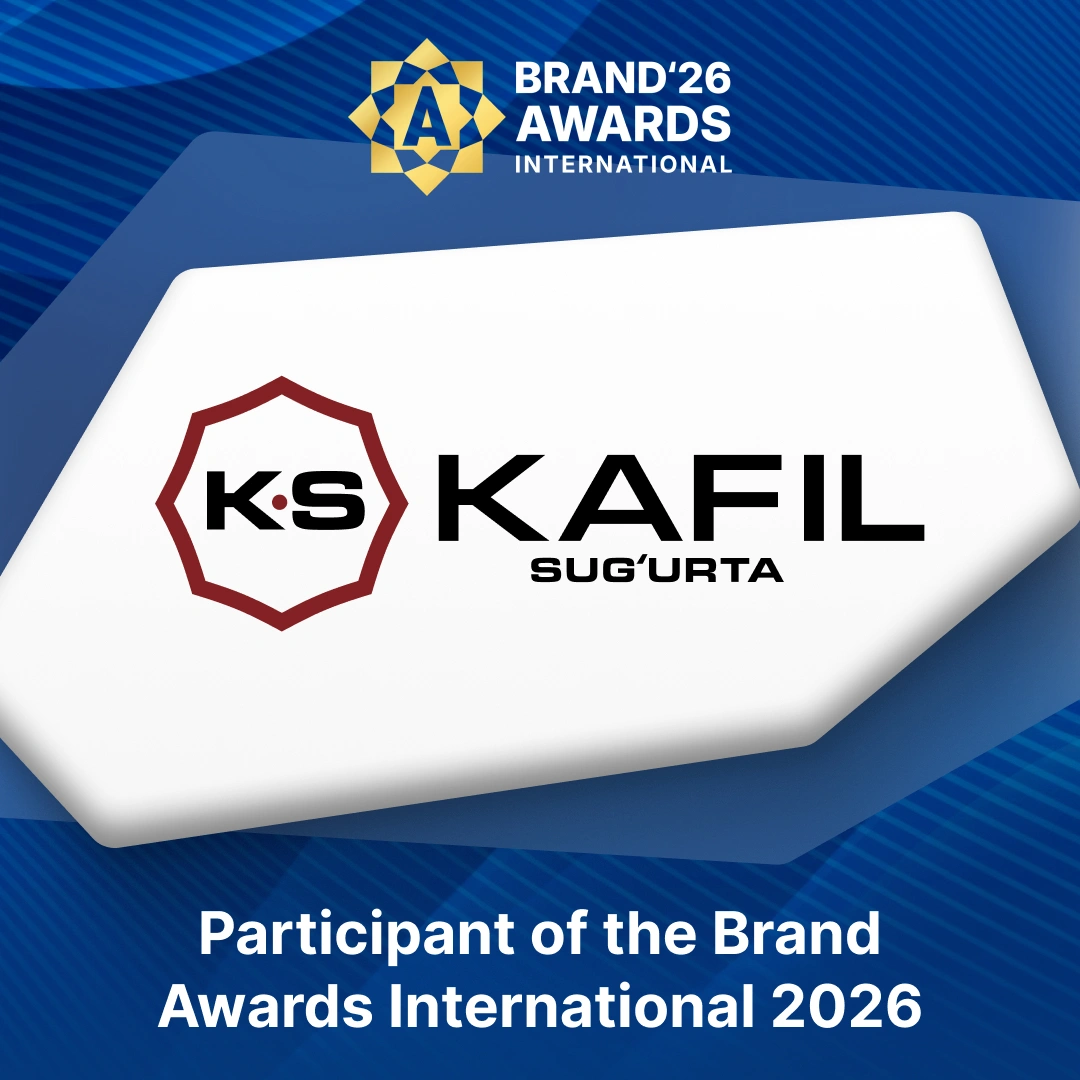✨ KAFIL-SUG‘URTA - участник премии Brand Awards International 2026