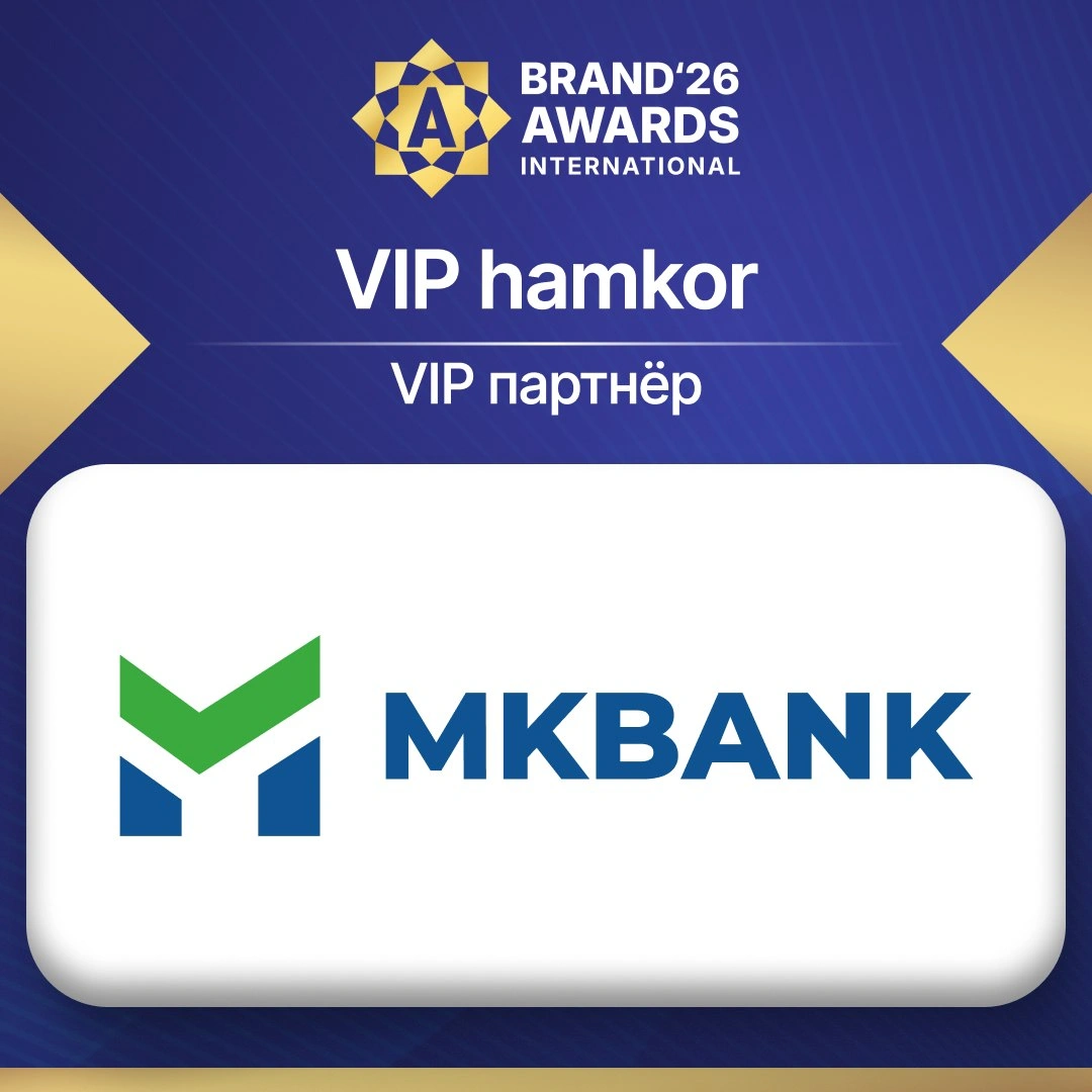 ✨ MKBANK — Brand Awards International 2026 mukofotining VIP hamkori