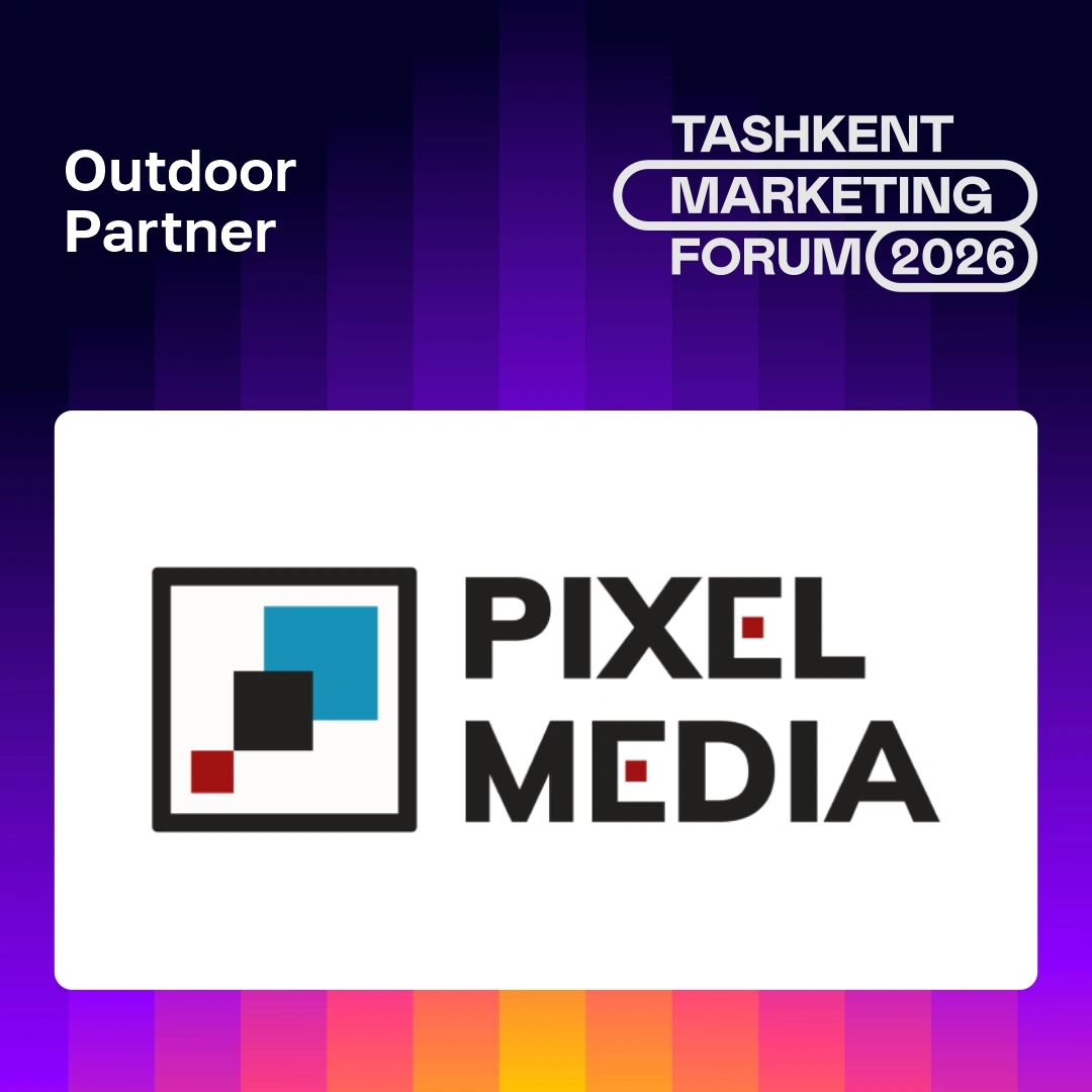 🤝 PIXEL MEDIA – Outdoor Partner Tashkent Marketing Forum 2026