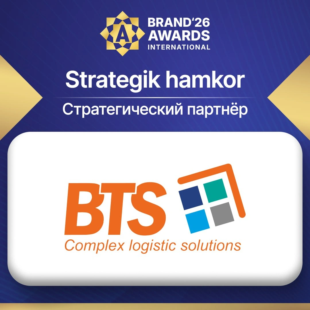 ✨ BTS Express — Brand Awards International 2026 mukofotining strategik hamkori