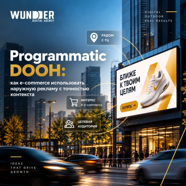 Programmatic DOOH: как e-commerce использовать наружную рекламу с точностью контекста