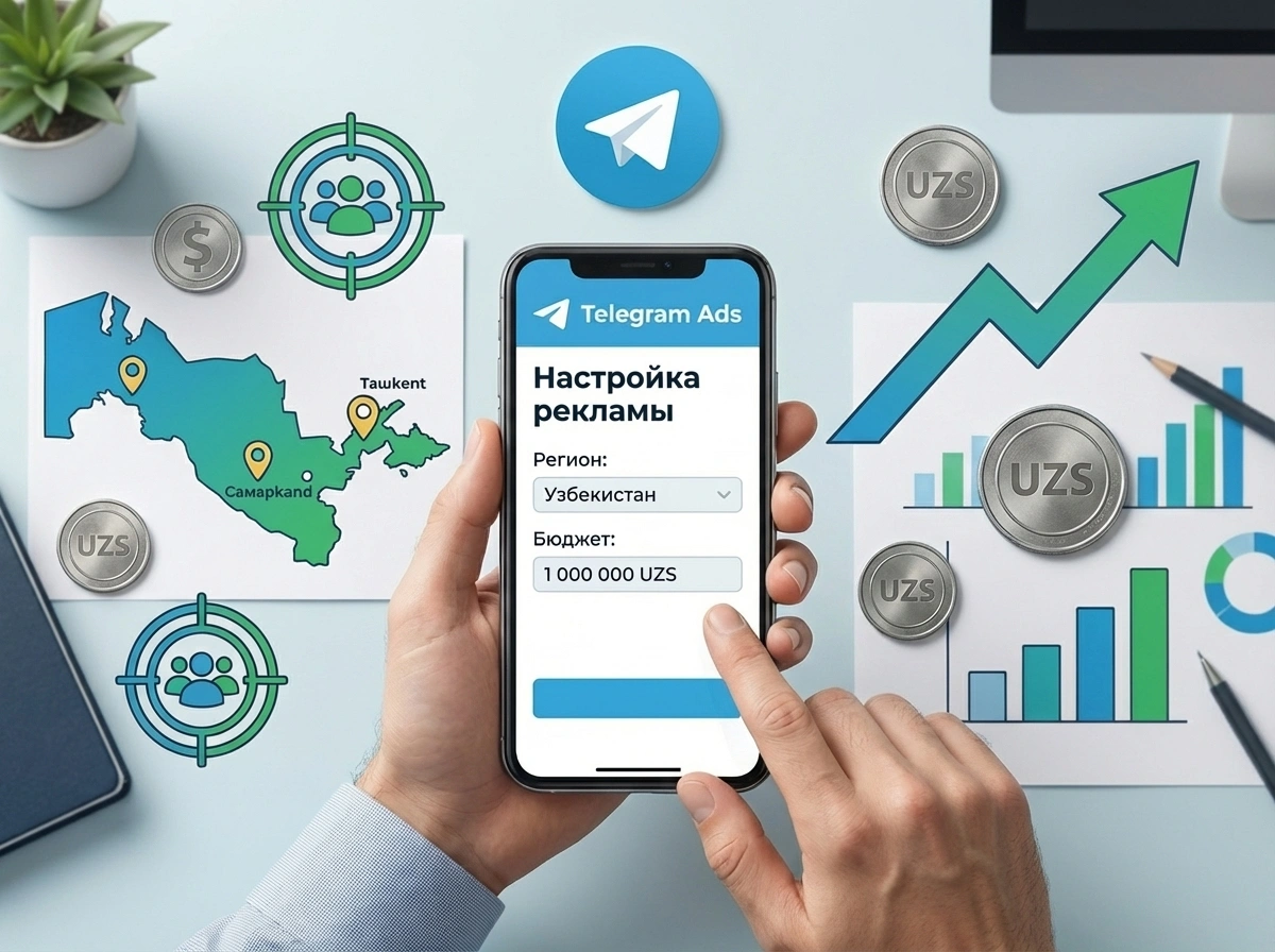 Как самостоятельно запустить рекламу в Telegram в Узбекистане через Telegram Ads — официальную рекламную платформу